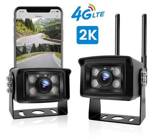 دوربین ثبت وقایع ماشین سنگین سیمکارتی 4G دو دوربین مدل Genbolt