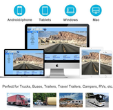 دوربین ثبت وقایع ماشین سنگین سیمکارتی 4G دو دوربین مدل Genbolt
